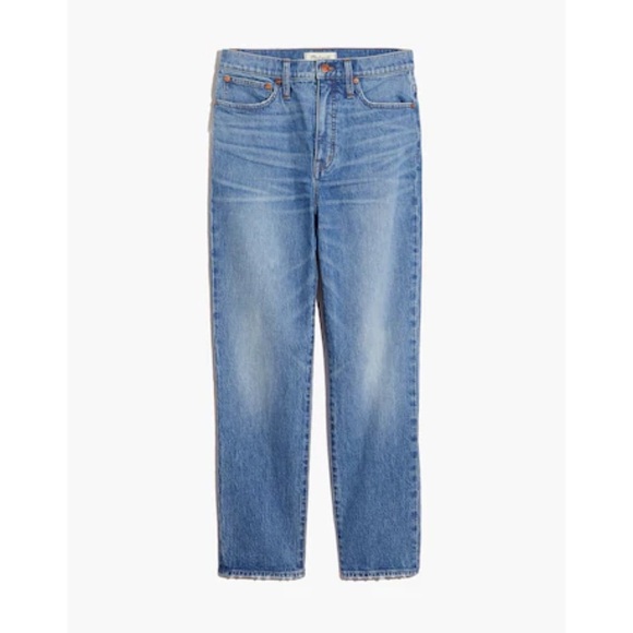 Madewell Classic Straight Jeans in Nearwood Wash - Picture 2 of 14